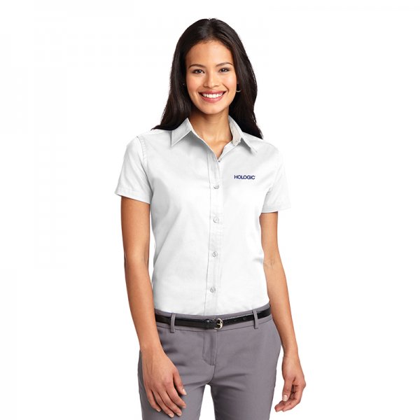 Port Authority&reg; Ladies Short Sleeve Easy Care Shirt-0000